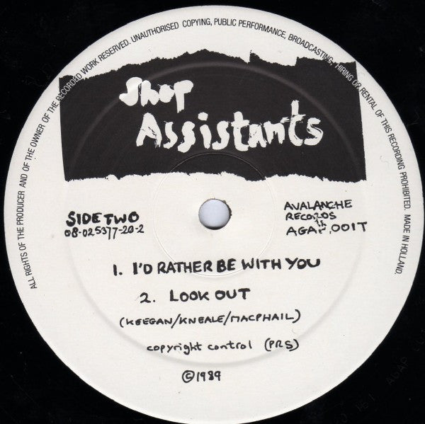Shop Assistants : Here It Comes (12", Single)