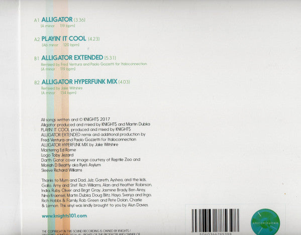 KNIGHT$ : Alligator (10", EP, Ltd, Gre)