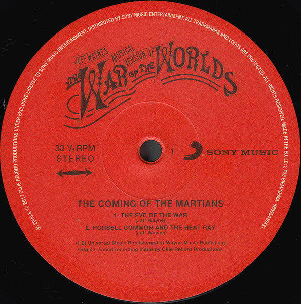 Jeff Wayne : Jeff Wayne's Musical Version Of The War Of The Worlds (2xLP, Album, RE, Gat)