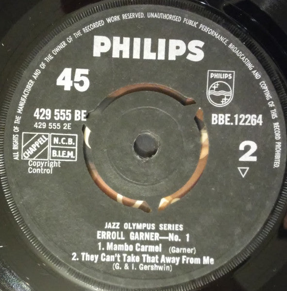 Erroll Garner : Erroll Garner - No.1 (7", EP)