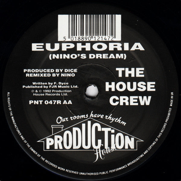 The House Crew : The Theme / Euphoria (Remixes) (12")
