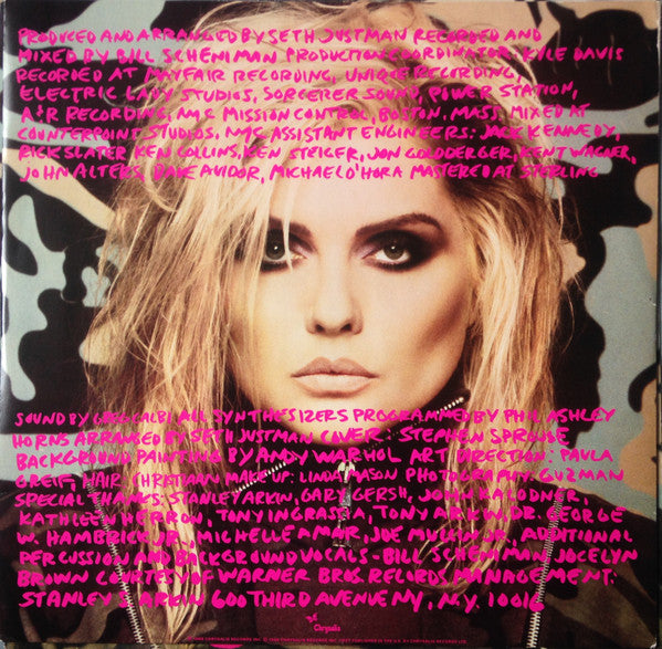 Deborah Harry : Rockbird (LP, Album, Pin)