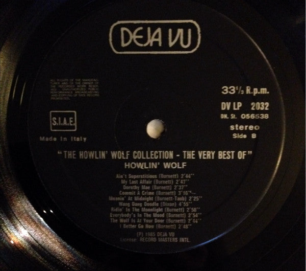 Howlin' Wolf : The Collection - 20 Blues Greats (LP, Comp)