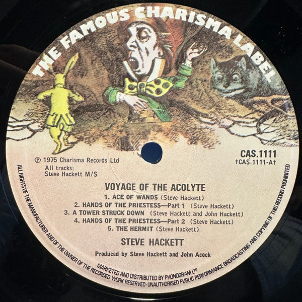 Steve Hackett : Voyage Of The Acolyte (LP, Album, Sma)
