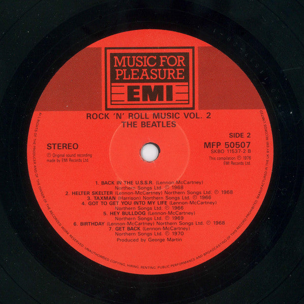 The Beatles : Rock 'N' Roll Music Vol. 2 (LP, Comp, RP)