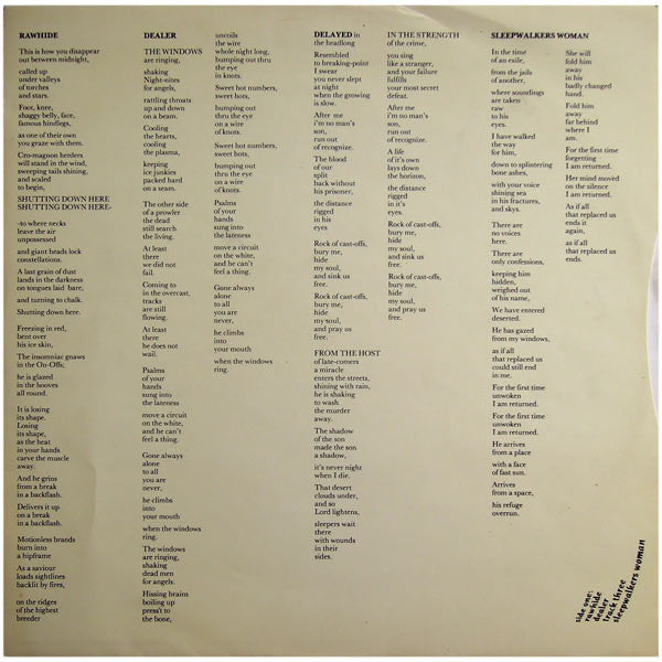 Scott Walker : Climate Of Hunter (LP, Album)