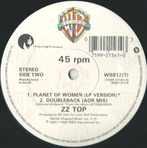 ZZ Top : Doubleback (12")