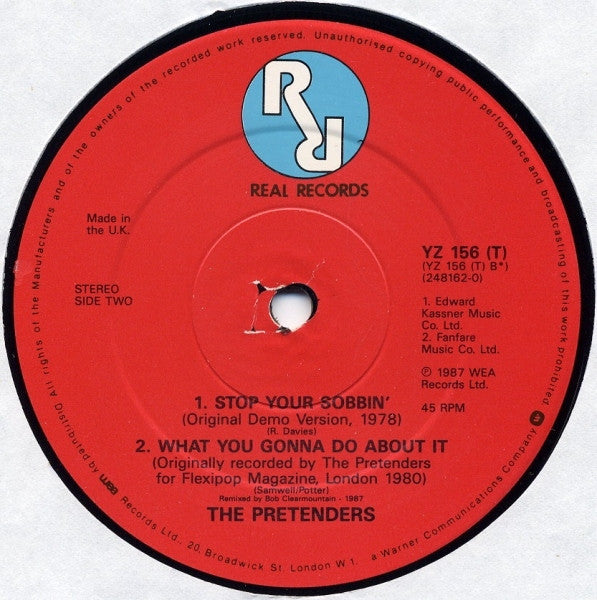 Pretenders* : Kid (Extended Remix) (12", Single)