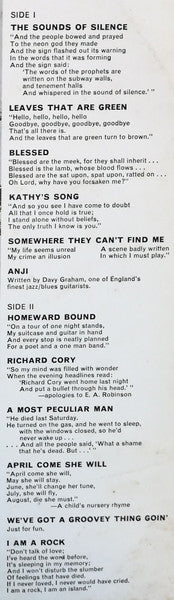 Simon & Garfunkel : Sounds Of Silence (LP, Album, RP, Ern)