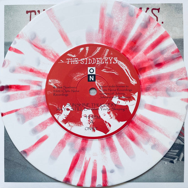 The Siddeleys : Sunshine Thuggery (7", Single, Ltd, RE, Whi)