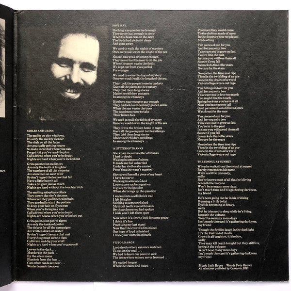 Jack Bruce : Harmony Row (LP, Album, Gat)