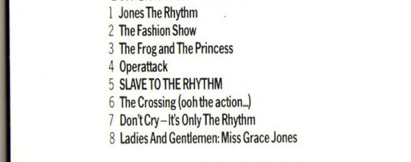 Grace Jones : Slave To The Rhythm (LP, Album)