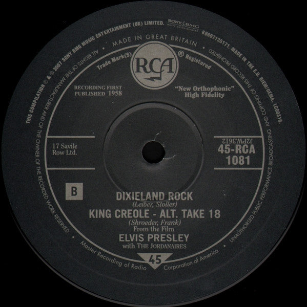 Elvis Presley : King Creole (10", Single, Ltd, RE, Num)