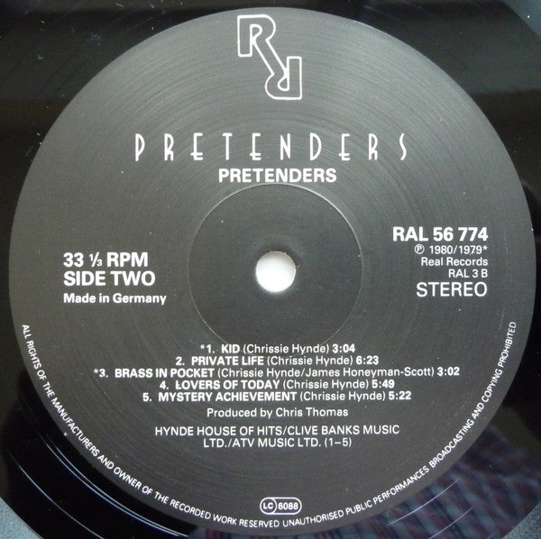 Pretenders* : Pretenders (LP, Album, RE)