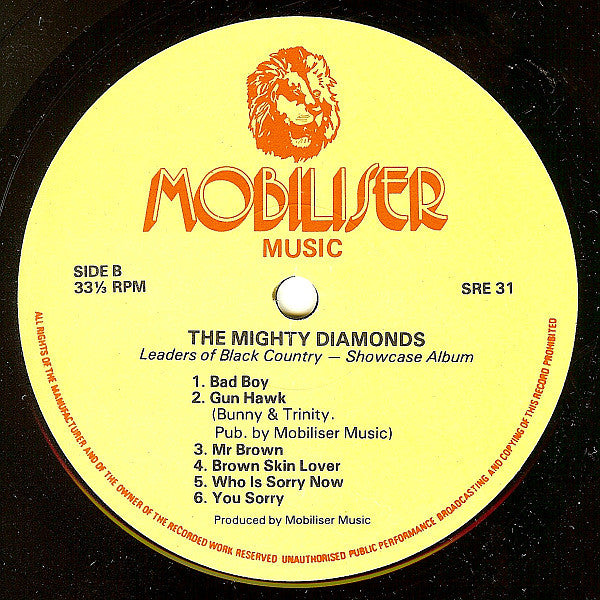 The Mighty Diamonds : Leaders Of Black Countrys - Showcase Album (LP, Album)