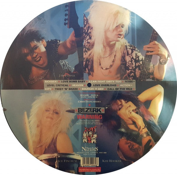 Tigertailz : Bezerk (LP, Pic)