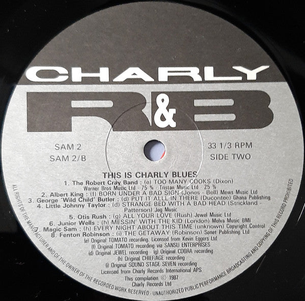 Various : This Is Charly Blues (LP, Comp, Ltd, Smplr)