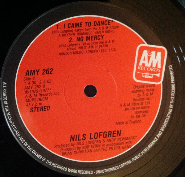 Nils Lofgren : Shine Silently (12")