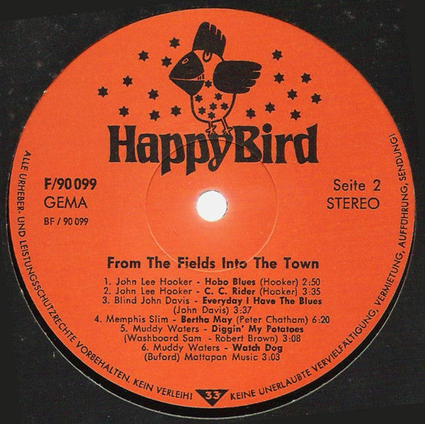 Various : Blues - From The Fields Into The Town (LP, Comp)