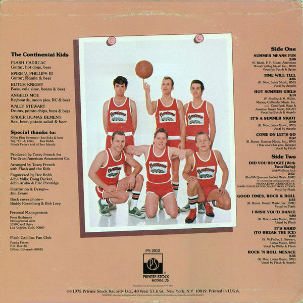 Flash Cadillac & The Continental Kids : Sons Of The Beaches (LP, Album, RE)