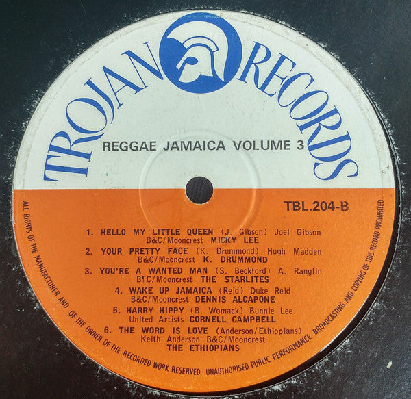Various : Reggae Jamaica Vol. 3 (LP, Comp)