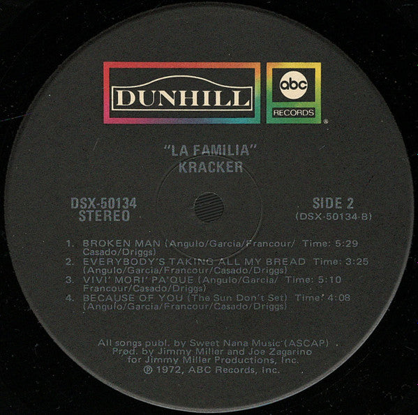 Kracker : La Familia (LP, Album, Hol)