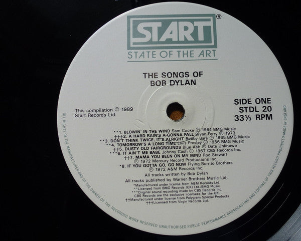 Various Artists* : The Songs Of Bob Dylan (2xLP, Comp, Gat)