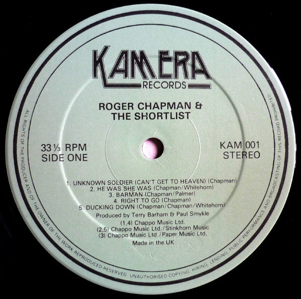Roger Chapman : Mail Order Magic (LP, Album)