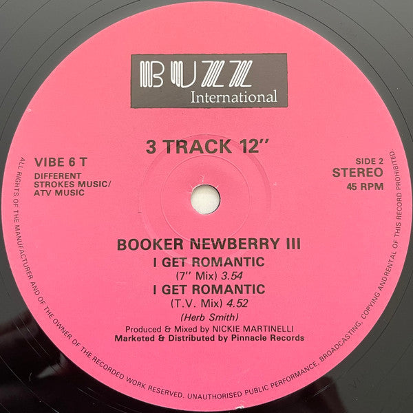 Booker Newberry III : I Get Romantic (12")