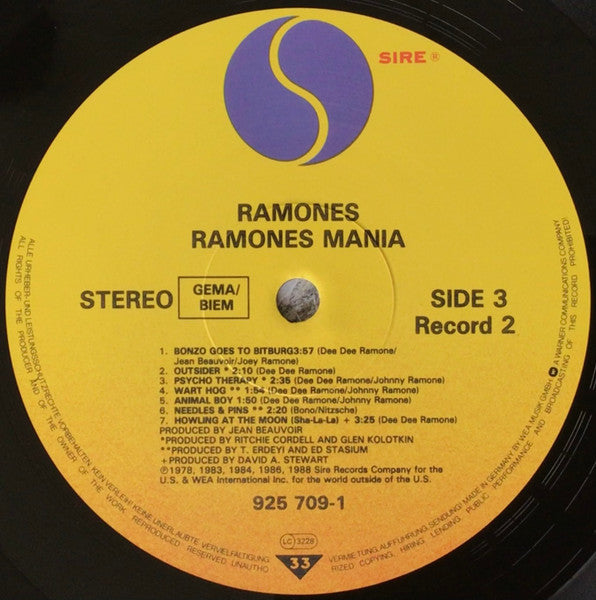 Ramones : Ramones Mania (2xLP, Comp, RM)