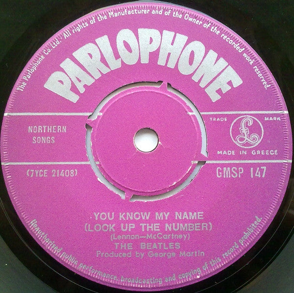 The Beatles : Let It Be (7", Single)