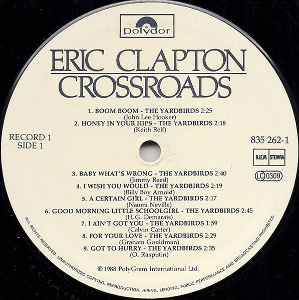 Eric Clapton : Crossroads (6xLP, Comp + Box)