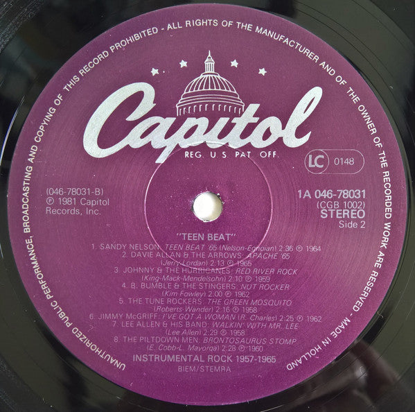 Various : Teen Beat. Instrumental Rock 1957-1965 (LP, Comp)