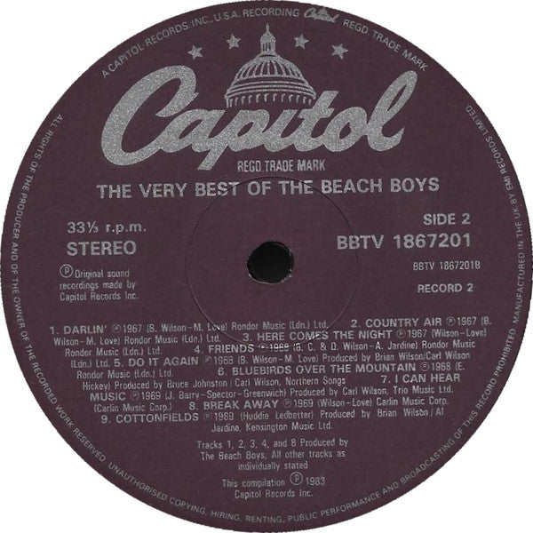 The Beach Boys : The Very Best Of The Beach Boys (Volume 2) (LP, Comp)