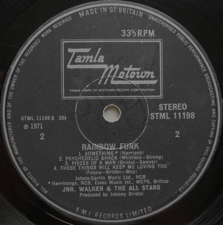 Jr. Walker And The All Stars* : Rainbow Funk (LP, Album)