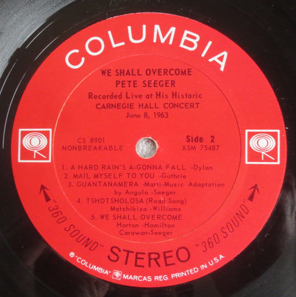 Pete Seeger : We Shall Overcome (LP)