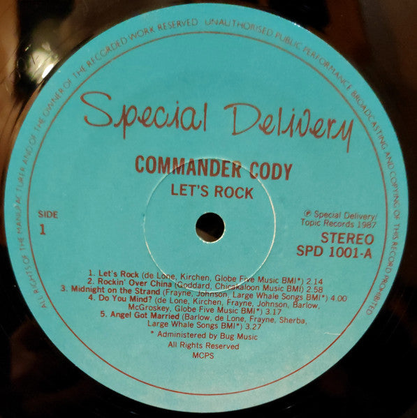 Commander Cody : Let's Rock! (LP)
