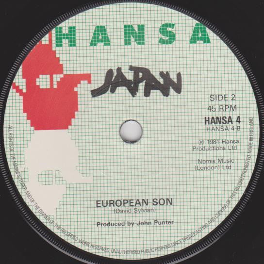 Japan : Life In Tokyo (7", Single, RE)