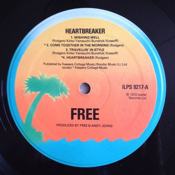Free : Heartbreaker (LP, Album, RE)