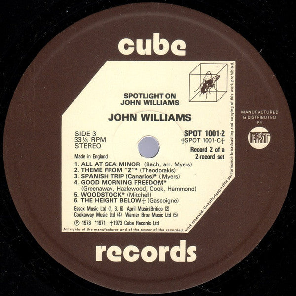 John Williams (7) : Spotlight On John Williams (2xLP, Comp)