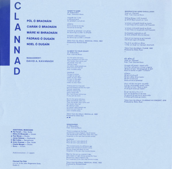 Clannad : The Collection (LP, Comp)