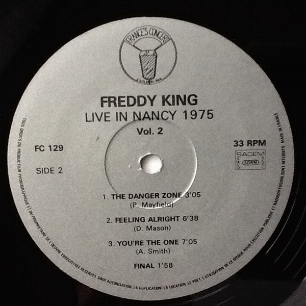Freddy King* : Live In Nancy, 1975 Vol. 2 (LP)