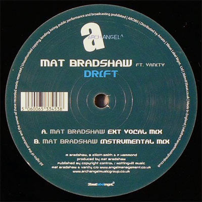 Mat Bradshaw Ft. Vanity (6) : Drift (12")
