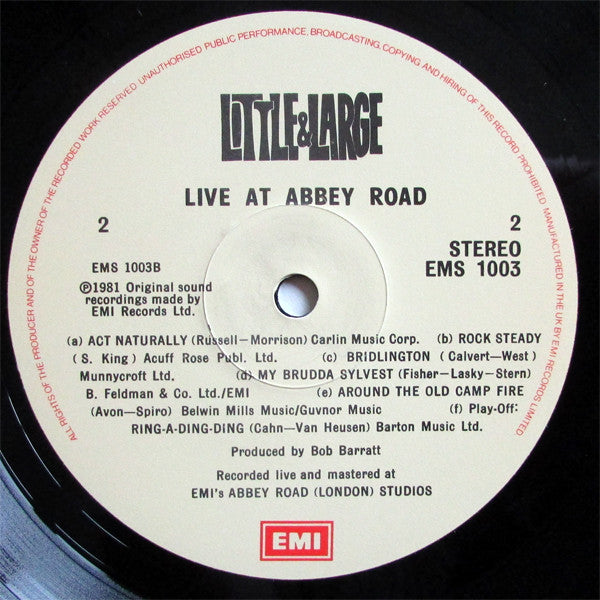 Little & Large* : Live At Abbey Road (LP)