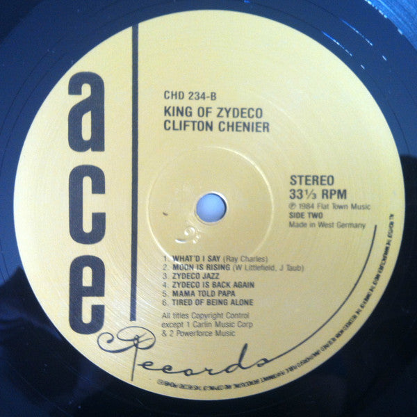 Clifton Chenier : King Of Zydeco (LP, Album, RE)