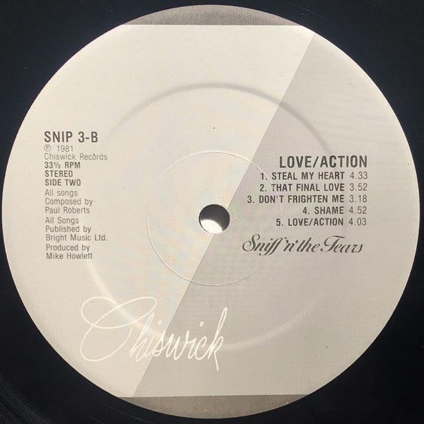 Sniff 'n' the Tears : Love / Action (LP, Album)