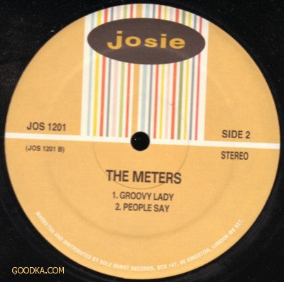 The Meters : Just Kissed My Baby (12", Unofficial)