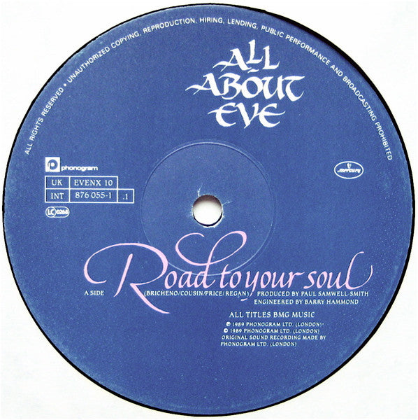 All About Eve : Road To Your Soul (12", Ltd, Num)