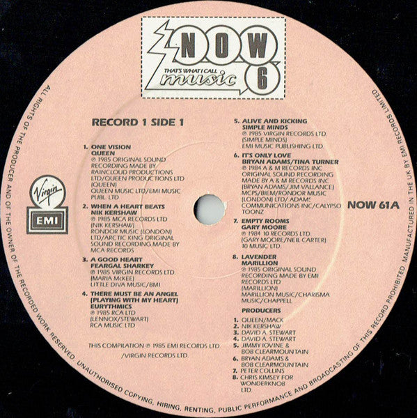 Various : Now That's What I Call Music 6 (2xLP, Comp, RP)