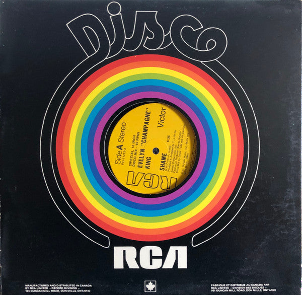 Evelyn "Champagne" King* : Shame / Nobody Knows (12", Single)